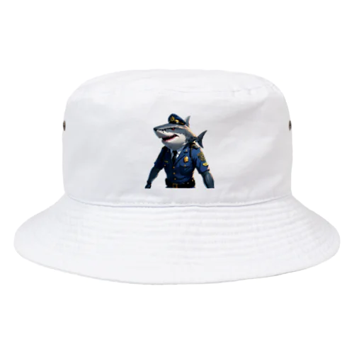 海の守護者：クールな警察鮫 Bucket Hat