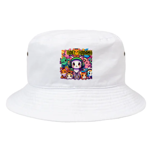 にゃんアニマル軍団 Bucket Hat