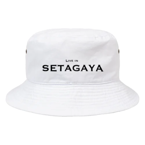 世田谷グッズ　ブラックlive in setagayaロゴ（setagaya item） Bucket Hat