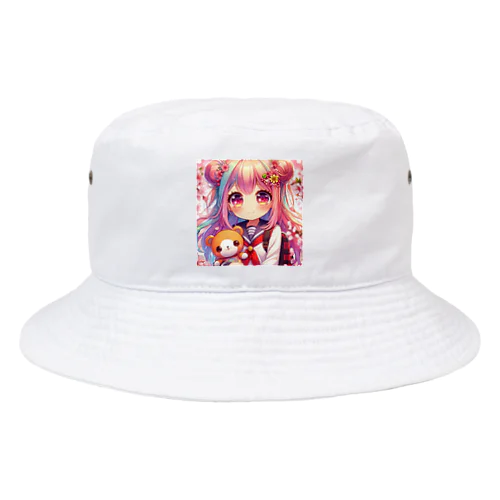 可愛い女の子 Bucket Hat