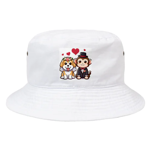犬猿の仲～愛の力で仲良し～ Bucket Hat