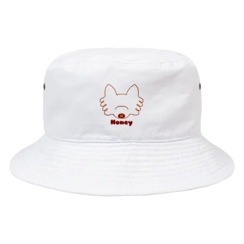 ハニー ブラウンライン Bucket Hat