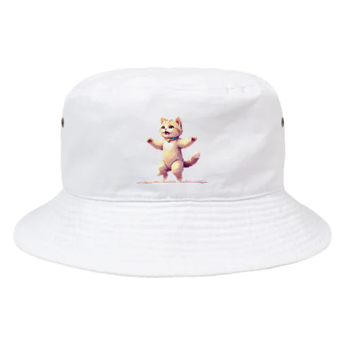 勝利の踊る猫 Bucket Hat