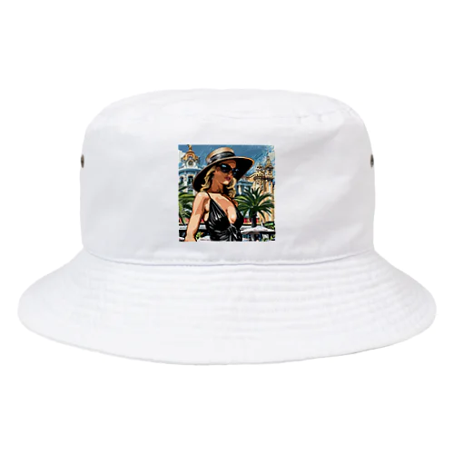 モナコのマダム　Tomoe bb 2712 Bucket Hat