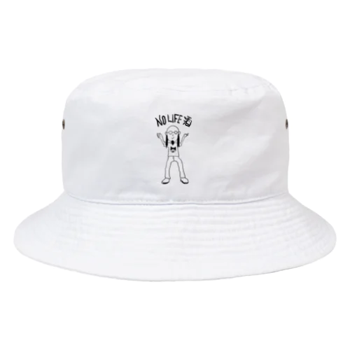 NO LIFE 酒 Bucket Hat