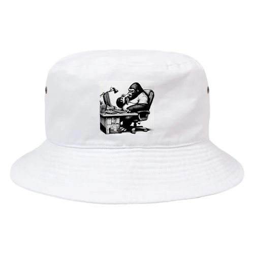 サラリーマンゴリラの昼食 Bucket Hat