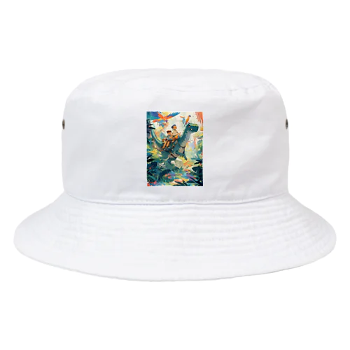 恐竜とジヤングル探検　なでしこ1478 Bucket Hat