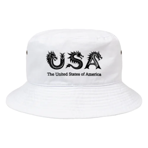 USA (The United States of America) Type2 (15) Bucket Hat