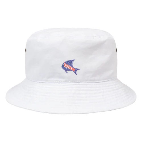 ドット　おさかな Bucket Hat