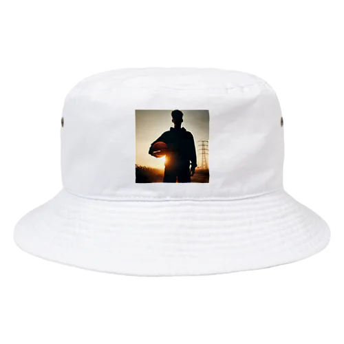 バスケットマンシルエット2 Bucket Hat