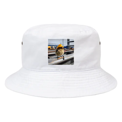 ピヨピヨただいま工事中 Bucket Hat