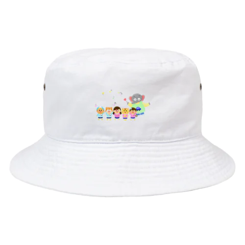 エレファント先生キラキラ Bucket Hat