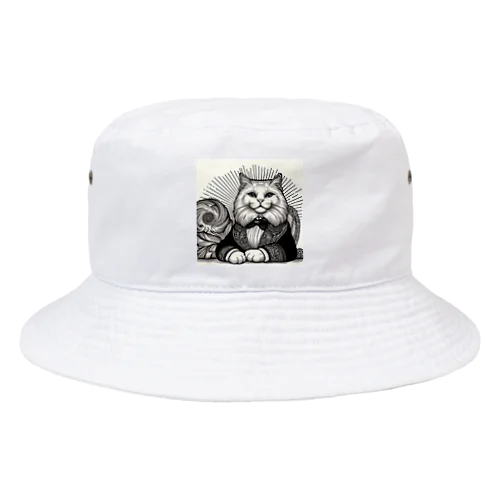 社長‼️と言ってほしい猫 Bucket Hat