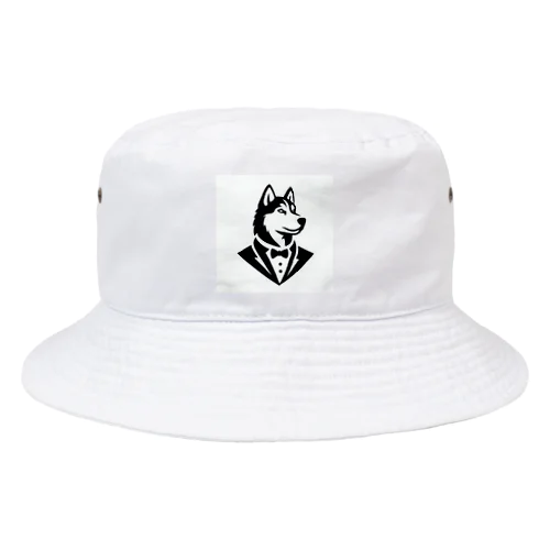 タキシードハスキー Bucket Hat