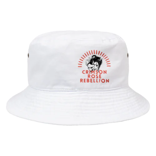 Crimson Rose Rebellion Bucket Hat