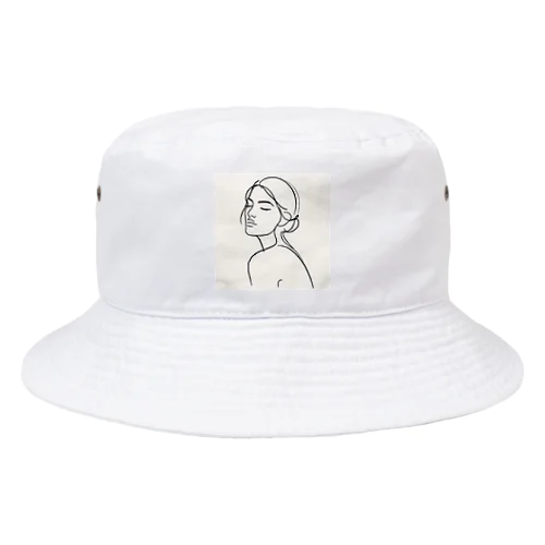 一筆書き風アート7 Bucket Hat