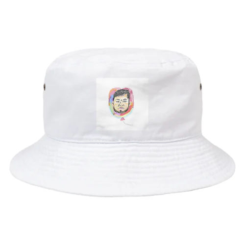 ひげもみあげバルーン Bucket Hat