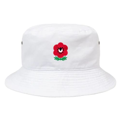 ポピー（パレスチナへ寄付） Bucket Hat