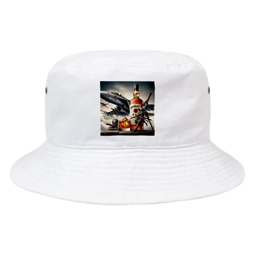 戦闘機と武士 Bucket Hat