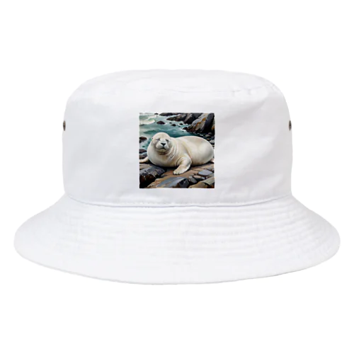 アザラシのこの表情ｗ Bucket Hat