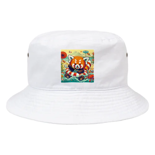 ちょっとやんちゃなレッサーパンダです Bucket Hat