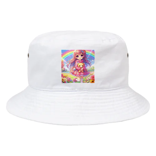 ロリ　少女　ピンク髪 Bucket Hat