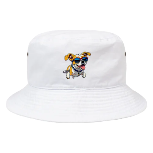 flying dog Bucket Hat