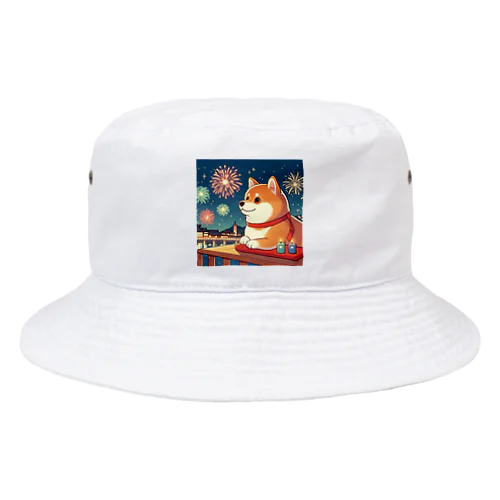 花火と犬 Bucket Hat