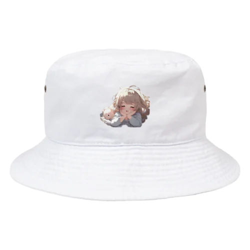 眠れない夜の可愛い少女 Bucket Hat