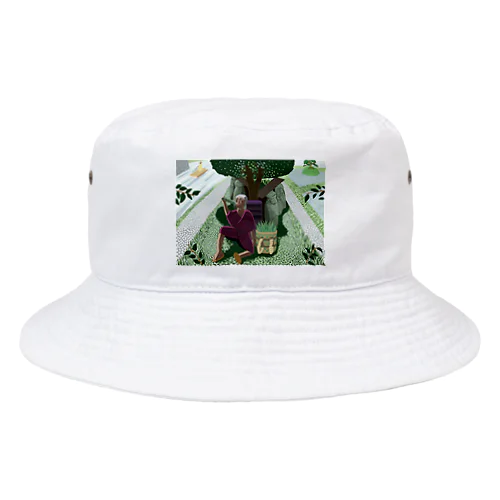 百姓と地蔵 Bucket Hat