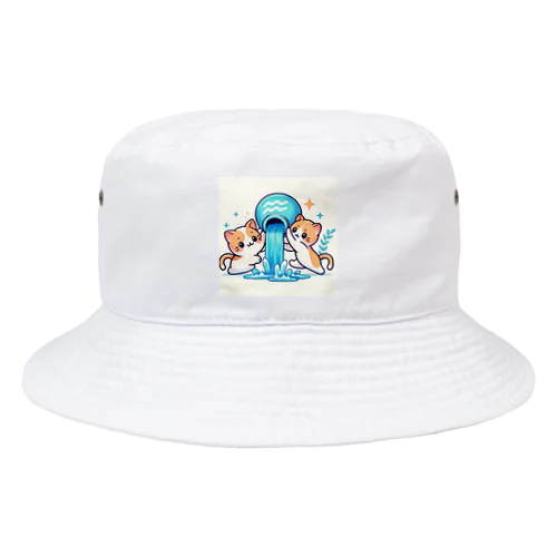 水瓶とネコ Bucket Hat