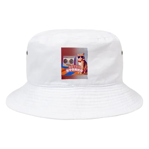 レトロニャンコ Bucket Hat