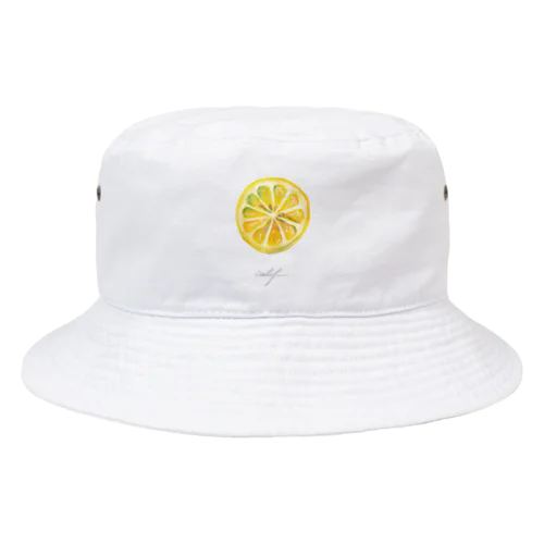 水も滴る瑞々しいレモン輪切り2 Bucket Hat
