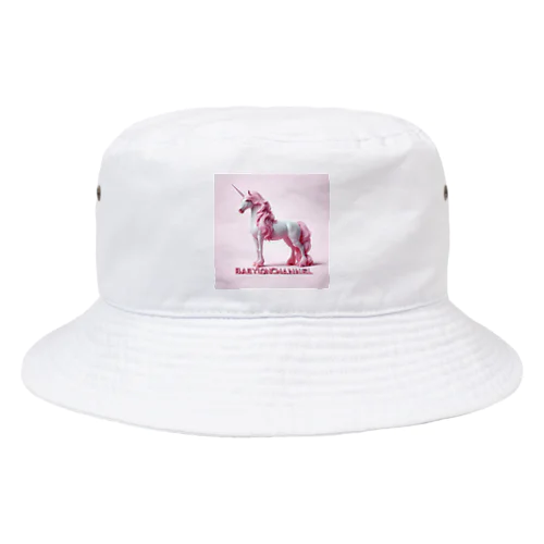 ユニコーン🦄　ピンク Bucket Hat