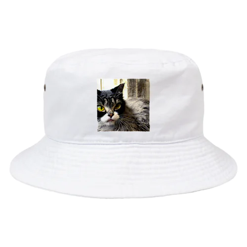 疲れた身体をいやすねこちゃん Bucket Hat