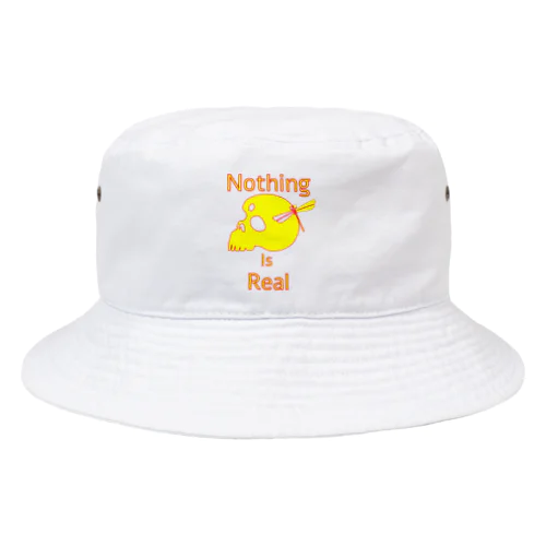 Nothing Is Real.（黄色） バケットハット