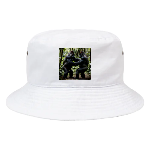 ダンスするゴリラ Bucket Hat