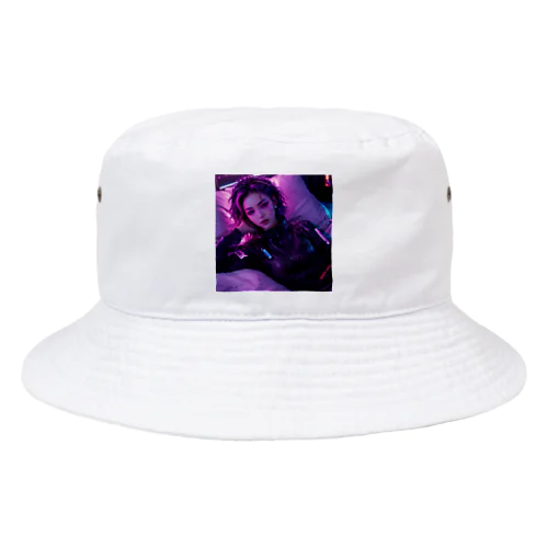 ネオンパンクなガール Bucket Hat