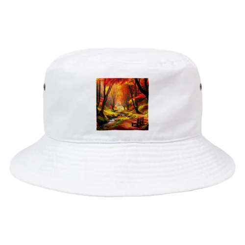 「秋風景グッズ」 Bucket Hat