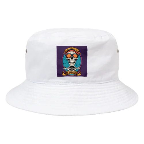 Be proud スカルバンドT Bucket Hat