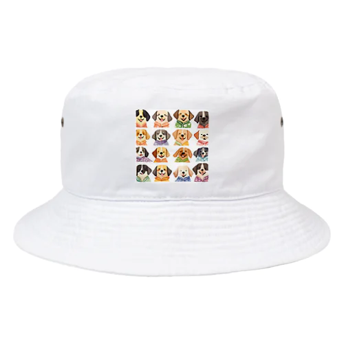 アロハシャツ犬 Bucket Hat