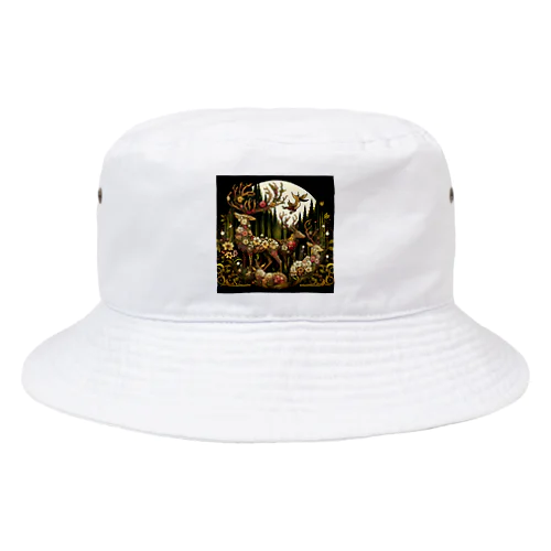 美しい花でできた生き物たち Bucket Hat