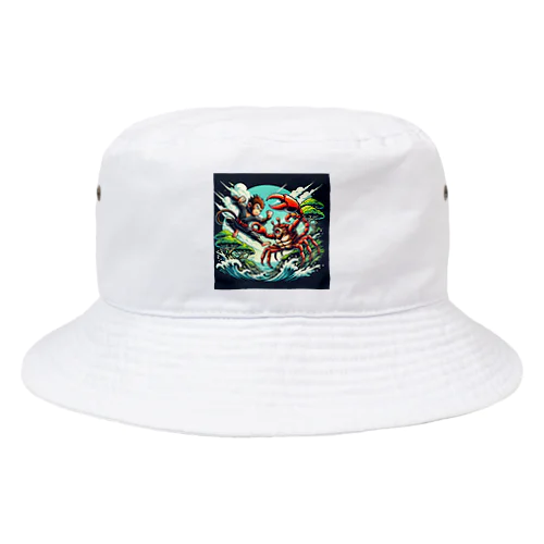 猿蟹合戦 Bucket Hat