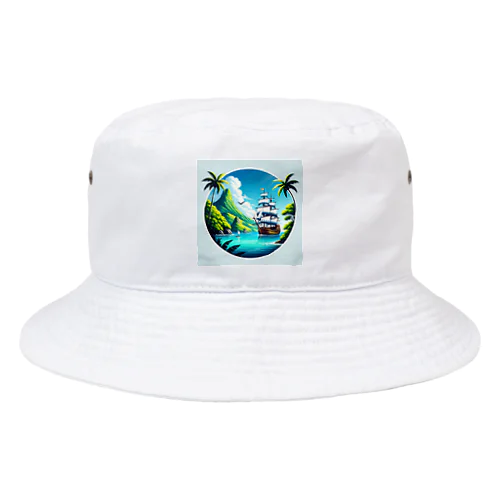 カリブ海と船 Bucket Hat