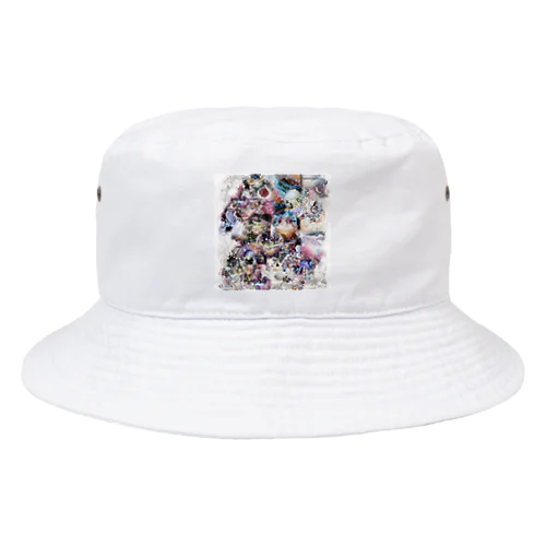 桜カラーの幸せデザイン Bucket Hat