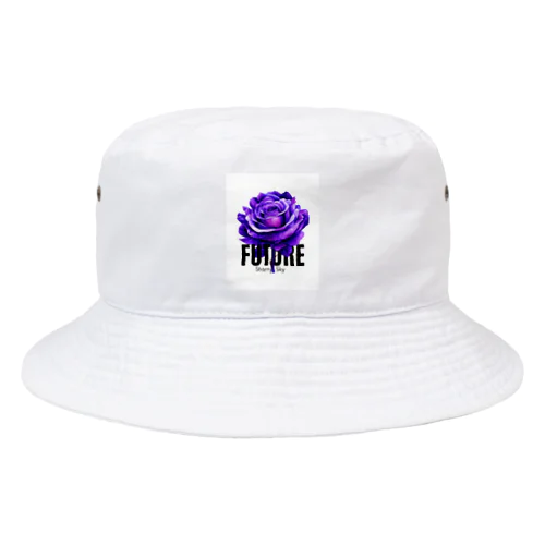 紫色の薔薇 Bucket Hat