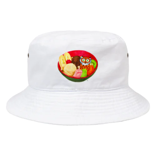 クリームあんみつとトラちゃん Bucket Hat