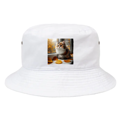 かわいい三毛猫グッズ Bucket Hat