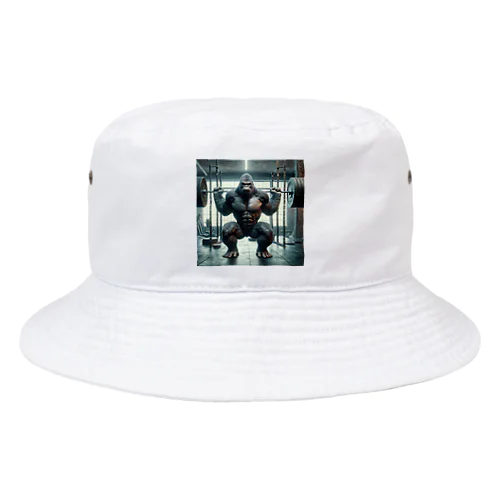 スクワットゴリラ Bucket Hat