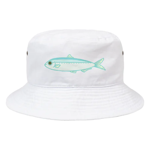 いわし（アクアブルー） Bucket Hat